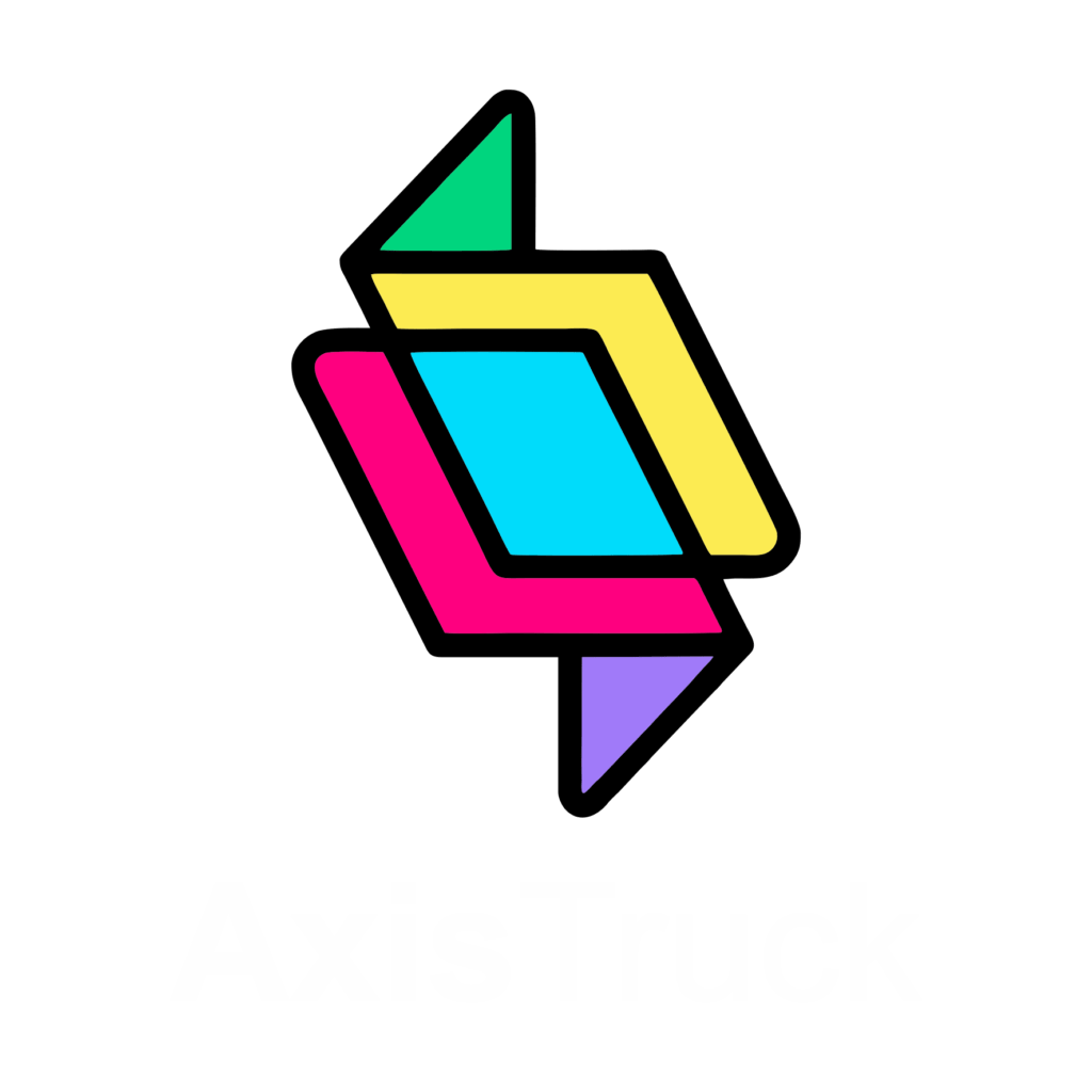 logo axistruck white